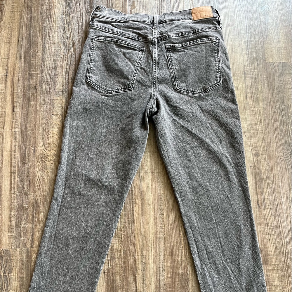 Madewell Perfect Vintage Jean 31 T tall black grey High rise